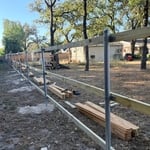 Cedar picket 6ft fence