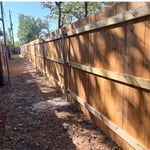 Cedar picket 6ft fence