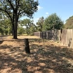 Cedar picket 6ft fence