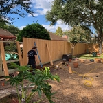 install cedar over treated pine framing