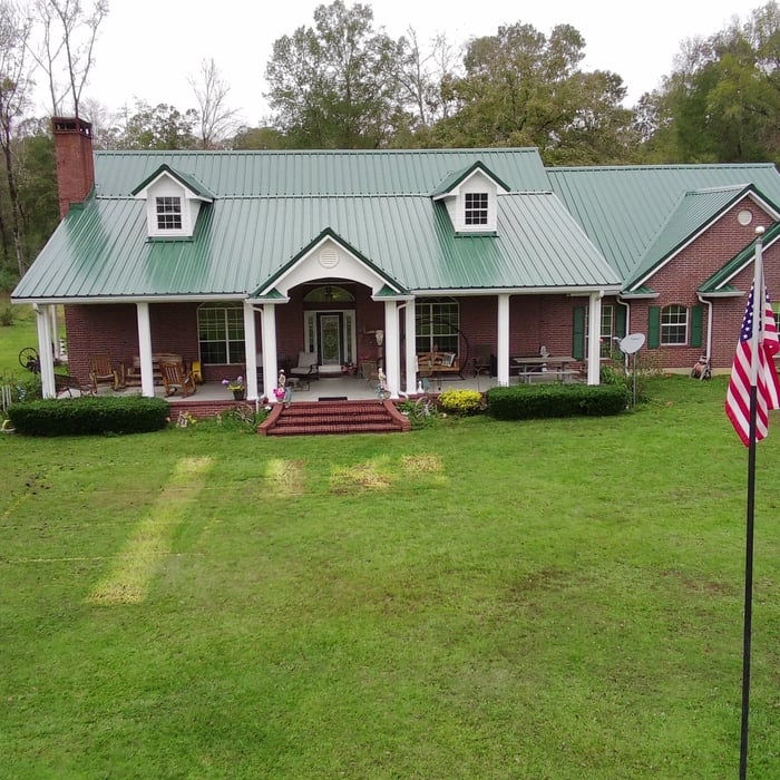 Metal roof install