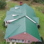 Metal roof install