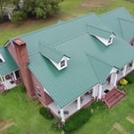 Metal roof install