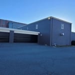 Parking lot side after paint.
