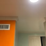 Crown molding and base board replaced