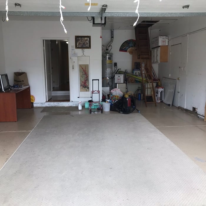 Garage deep cleaning