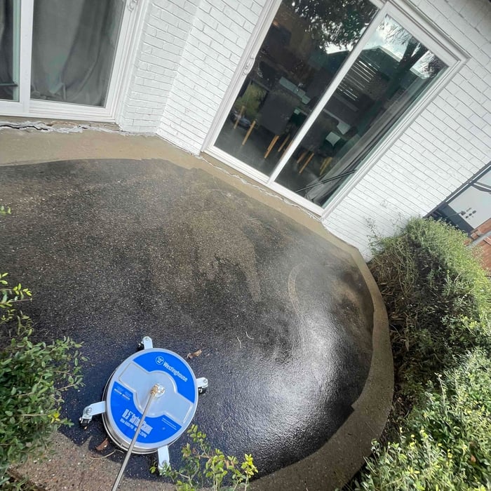Pressure washing