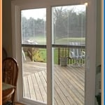Patio Door with Blinds