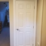New closet door