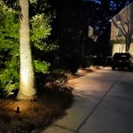 Landscape lighting install