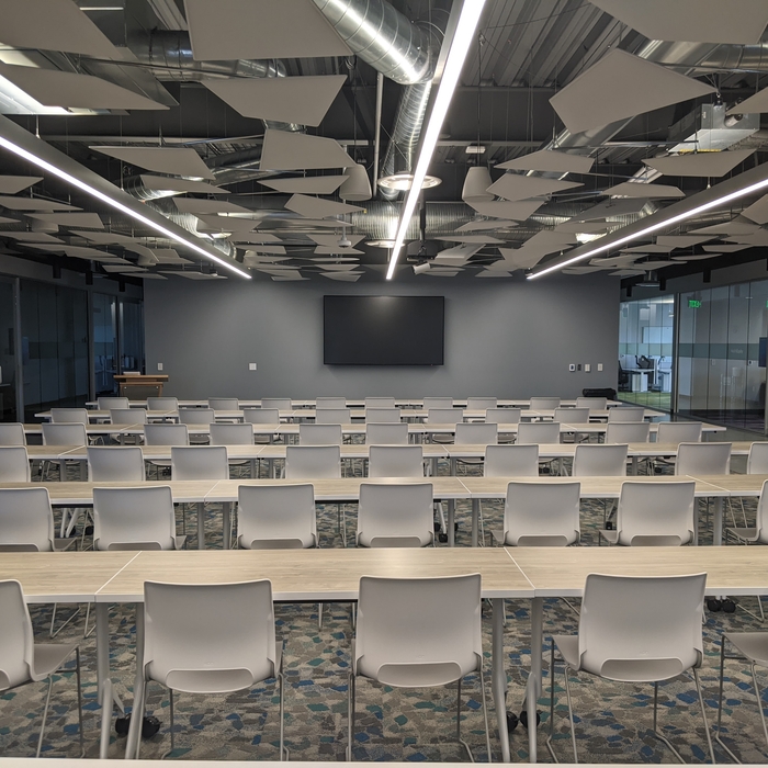 Large flex space and meeting area.