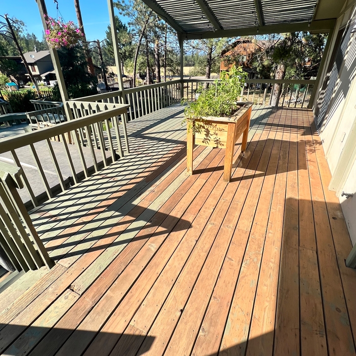 Getting it prepared for stain