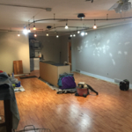 Preparation Stage- Patch, Sand, and protect the floors