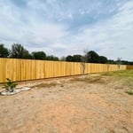 Wood fence