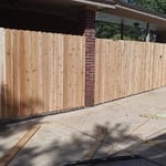 standard 6' tall fence