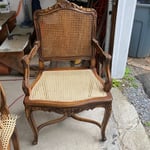 Seat caning installed