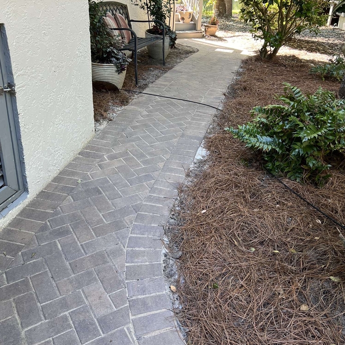 Paver patio & sidewalk