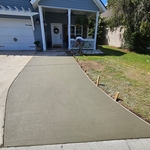 Pine forest driveway extension