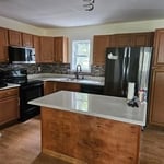 Remodeling - Kitchen & Bathroom, Porch, Deck, Interior Stairs, Counter and Backsplash, Install Shutters and interior doors.