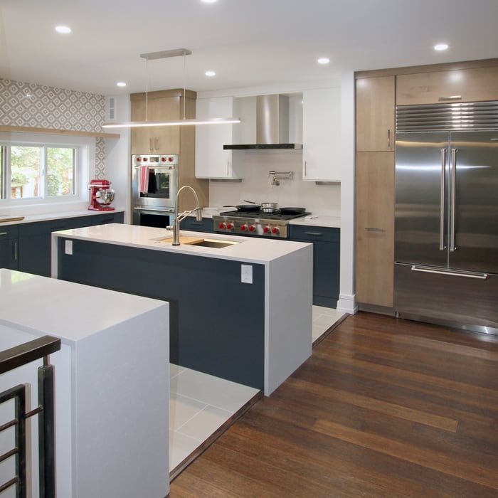 Luxe Modern Multi Tone Kitchen Renovation