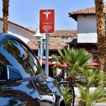 Commercial EV charger installation