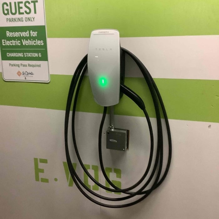 La Quinta Resort Underground Parking EV Charging Installation