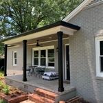 Black K-Style Gutters and Downspouts