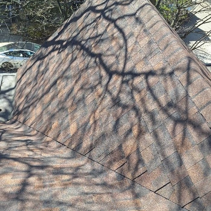 Flat Roof & shingles