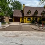 Driveway with color