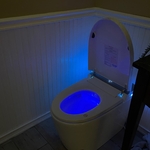 Smart toilet also comes with a built-in seat warmer