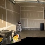 Painting a (2) car garage