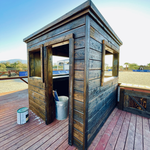 Deck and bar area