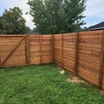 Gate and corner.