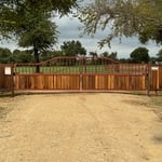 Custom Solar Gates with Braces