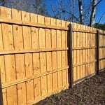 New 8ft tall privacy fence
