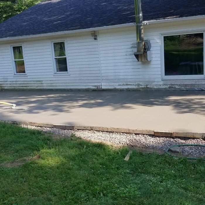 Patio & landscape