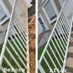 Metal Railing Painting 1
