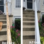 Metal Railing Painting 1