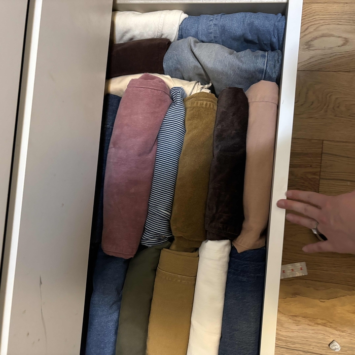 Organized all clothing