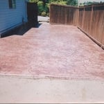 Colored Random stone patio