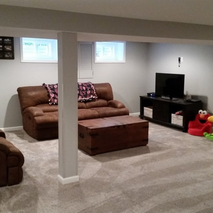 A family room...