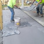 Decorative Concrete Back Patio
