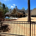 Surround your yard with this beautiful iron fence.