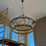 Chandelier Install