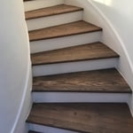 Was carpet before loved the way these turned out