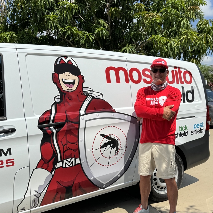 Our owner, Bob Hinkle. You'll often see him out spraying with our technicians.