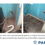 Regularly service dryer vents and ensure safe operation.