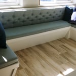 Custom Tufted Dining nook