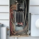 Main service panel and meter