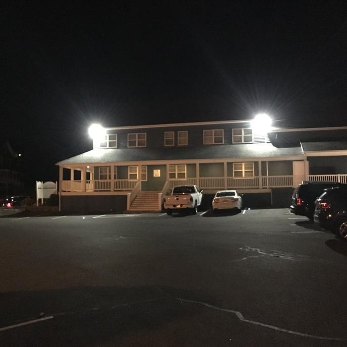 Lighting for a parking lot